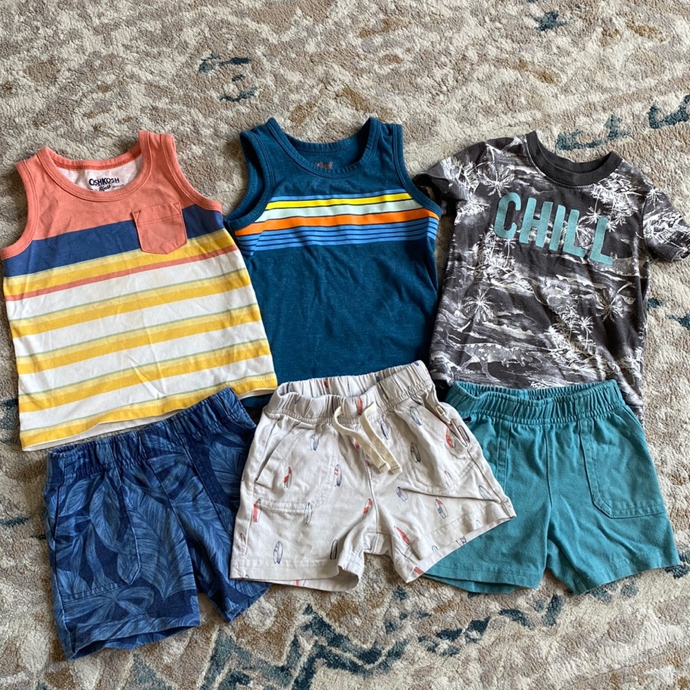 12 months Baby Boy Summer Clothes lot 12mos